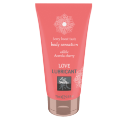 Shiatsu Love Lubricant Edible Acerolla Cherry 75ml