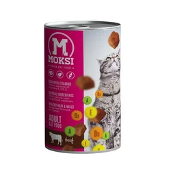 Moksi konzerva za mačke sa govedinom 415g