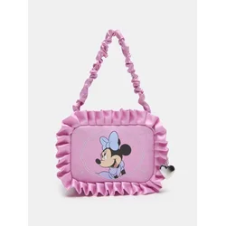 Sinsay - Satenska torbica sa karnerom Minnie Mouse - pastelno roze