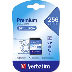 Verbatim Premium 256GB SDXC UHS-I Class 10 memory card