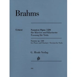 BRAHMS:CLARINET SONATAS OP.120 VERSION FOR VIOLA