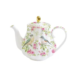 Porcelain teapot, 800ml, Spring Time - Nuova R2S