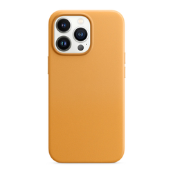 Maska Beautiful Shine Leather za iPhone 14 Pro Max narandžasta