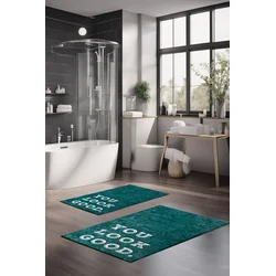 Lessentiel Maison Set prostirki za kupatilo CT-5417, 2 Komada, Tirkizna