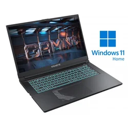 GIGABYTE G7 MF 17.3 inch FHD 144Hz i5-12500H 16GB 512GB SSD GeForce RTX 4050 6GB Backlit Win11Home laptop