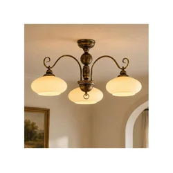 Brilagi - Plafonski luster MOLLERO 3xE27/15W/230V prečnik 84 cm bronza/patina