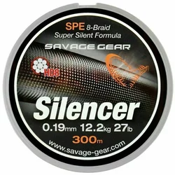 SAVAGE GEAR STRUNA SG HD8 SILENCER 8-BRAID 120M GREEN 0/32MM