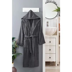 Lessentiel Maison Bademantil Doga, Antracit