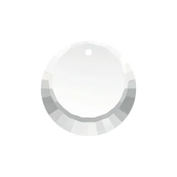 Privezak 6210 disk ravan 12 mm-kristal