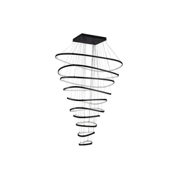 LED prigušiva luster na sajli LED/370W/230V 3000-6500K + daljinski upravljač