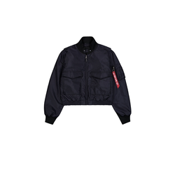 ALPHA INDUSTRIES Prehodna jakna rdeča/črna/bela