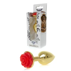 Jewellery Gold PLUG ROSE- Red