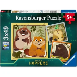 Ravensburger - Puzzle 3x49 Skok v divjino - 40 - 99 kosov