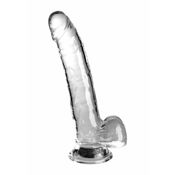 Pipedream King Cock Clear Cock with Balls 9 Transparent