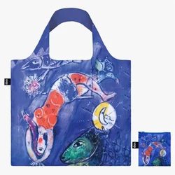LOQI zložljiva vrečka Marc Chagall, The Blue Circus, Recycled