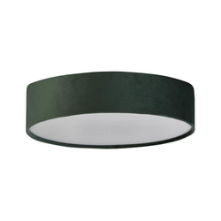 Searchlight 23298-2GR - Plafonsko svetlo DRUM PLEAT 2xE27/15W/230V zeleno