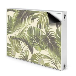 tulup.si Pokrov za radiator PVC Tropski listi 90x60 cm