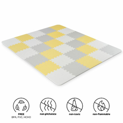 Kinderkraft podloga/puzzle Luno - Yellow