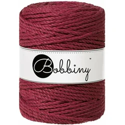 Bobbiny 3PLY Macrame Rope 5 mm Wine Red