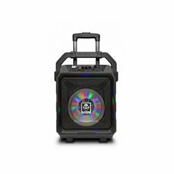 iDance karaoke Blue Tank 1, 100W, BT, disco LED, FM, baterija, mikrof, kotačići