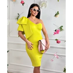 Squareonline Ženska haljina Green Bow One, Zelena