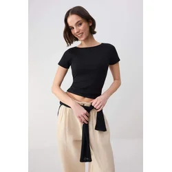 Trendyol Milla Ženska majica TWOSS26TS00070, Crna