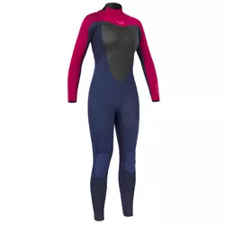 Neoprensko odijelo za surfanje žensko Roxy Prologue 4/3 mm tamnoplavo-bordo