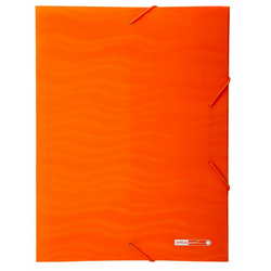 Mapa z elastiko pvc office OFFICE - ORANŽNA