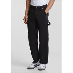 Mens Twill Double Knee pants black