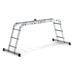 MS aluminijumske merdevine multifunkcionalne bez platforme 4x3