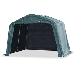 Uklonjivi šator za stoku PVC 550 g/m2 3,3 x 3,2 m tamnozeleni
