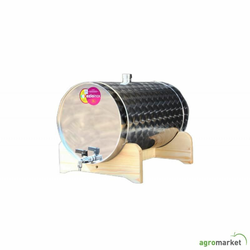 EZIO Inox bačva 35 L horizontalna za rakiju - sa slavinom