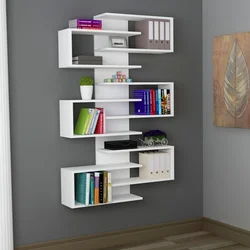Hanah Home Polica 75x161,3x21,7cm Bela
