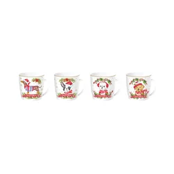 Lonček Easy life christmas dogs mug en kos