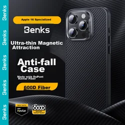 Benks Maska za mobilni telefon iPhone 16 Pro Max, Crna