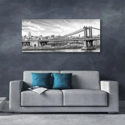 tulup.si Slika na platnu Bridge arhitektura 140x70 cm