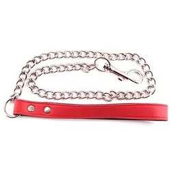 ROUGE Leather Leash Red