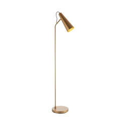Endon 107528 - Podna lampa KARNA 1xE27/10W/230V mesing