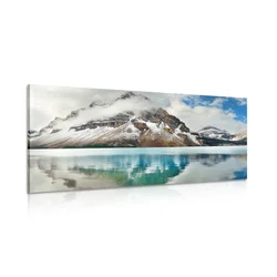 Slika jezero v bližini čudovite gore - 140x70