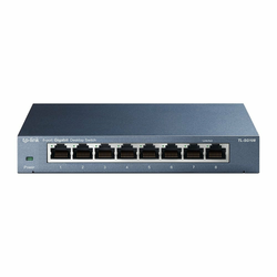 TP-Link TL-SG108 Brez upravljanja Gigabit Ethernet (10/100/1000) Črna