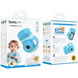 hoco. Dečija kamera, 2 IPS LCD, 32 MPx, FullHD, microSD, plava - DV201 Blue