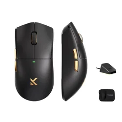 Bežični gaming miš MCHOSE K7 Ultra Black /PAW3950/8KHz pooling/Omron Mechanical