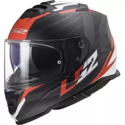 Motoristična čelada LS2 Storm Nerve (FF800), črna/rdeča