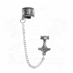 Uhan ALCHEMY GOTHIC - Thor Donner Earcuff - E381