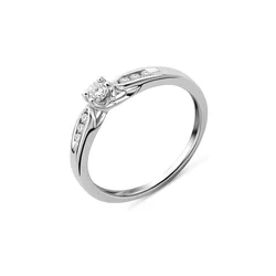 DIAMANT LETERNEL Prstan srebrna