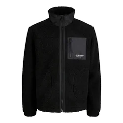 JACK & JONES Jopa iz flisa JJESOHO črna/bela