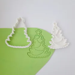 KREATIVNI SLATKIŠI Modla za kolače i ukrase Jelkica 2, 10 cm, Bela
