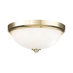 Feiss FE-MALIBU-F-BATH-PB-plafonska svetiljka za kupatilo MALIBU 2xE27/60W/230V IP44 zlatna