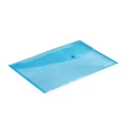Rapesco MAPA KUVERTA GUMB A4+ PP TRANSPARENT MODRA RAPESCO 0691, (20475884)
