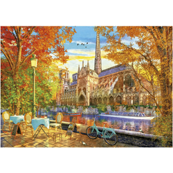 Educa - Puzzle Notre Dame jeseni - 1 000 kosov